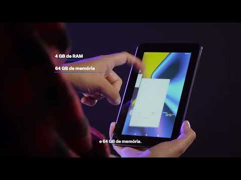 Video thumbnail of Tablet Multilaser M7 Quad Core 4GB RAM 64GB Tela 7 polegadas NB409