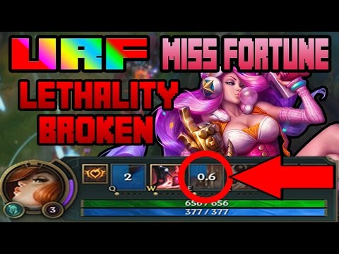 URF is BACK PBE | MISS FORTUNE  Full Lethality Build | League of Legends | Patch 7.4 | Patch 7.5
