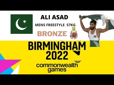 Ali Asad | Men-57KG | Bronze | Wrestling #cwg2022 #pakistan #commonwealthgames2022 #birmingham