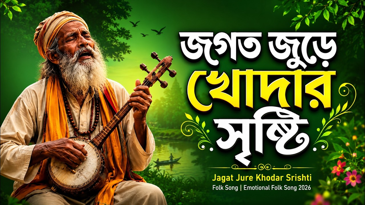 জগত জুড়ে খোদার সৃষ্টি | Jagat Jure Khodar Srishti | Folk Song | Emotional Folk Song 2026