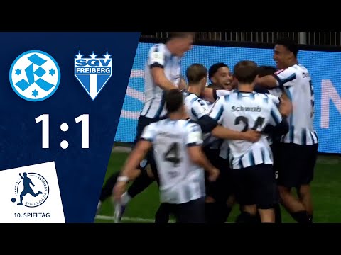 Freiberg gibt erstmals Punkte ab | SV Stuttgarter Kickers - SGV Freiberg | 10. Spieltag RLSW