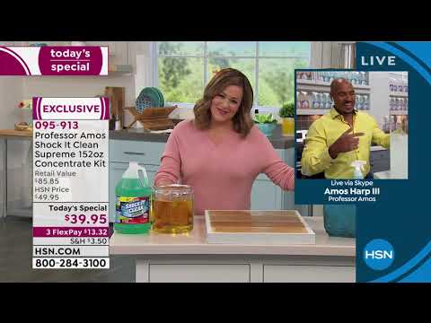 HSN | Spring Cleaning featuring Professor Amos 03.15.2021 - 12 AM