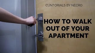 HOW TO WALK OUT OF YOUR HOUSE OR APARTMENT - Cuntorial by NECRO