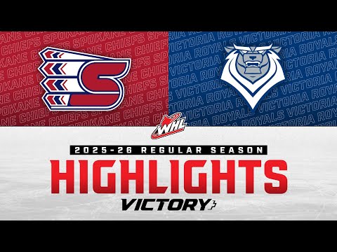 Spokane Chiefs at Victoria Royals 01/10 | WHL Highlights 2025-26