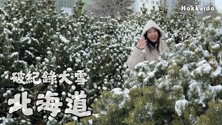 【北海道】函館超高CP飯店！鮭魚卵瀑布🤤破紀錄暴風雪⛄️搭新幹線去北海道！