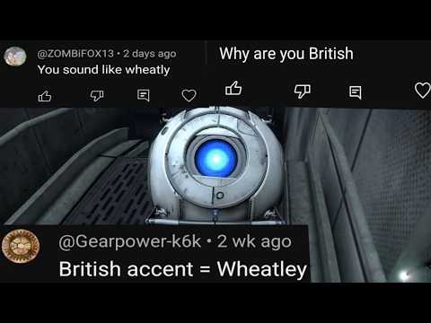 british guy plays portal 2