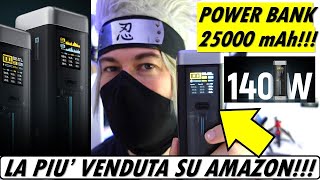 CUKTECH 20 recensione powerbank smart 25000 mAh 210W la più venduta su amazon best buy 2024