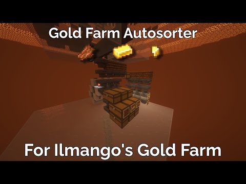 Ilmango's Gold/XP farm Auto Sorter | 1.16 - 1.19+ Java Edition