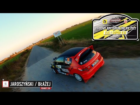 Jaroszyński / Błażej - Peugeot 206 - Rajdowe Kryterium Orlika 2021