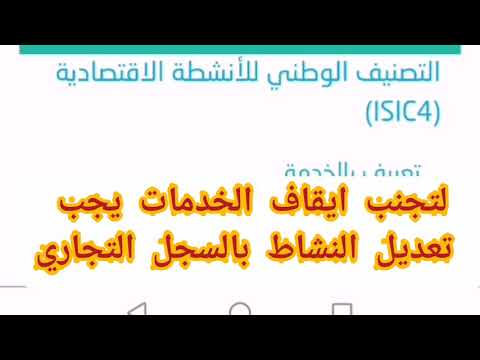 , title : 'هام وعاجل لأصحاب الأعمال.. لتجنب ايقاف الخدمات يجب تعديل النشاط بالسجل التجاري'