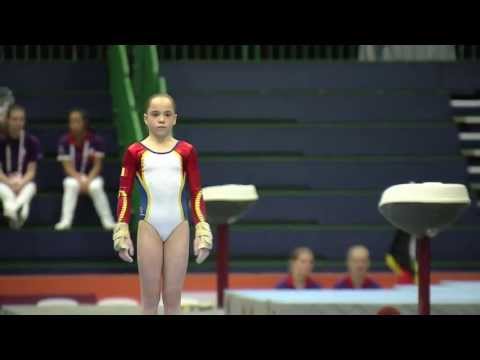 EYOF2013 GYMNASTICS (G) SILVIA ZARZU (ROU) VAULT