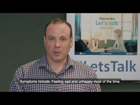 Depression: Let's Talk - World Health Organisation Day