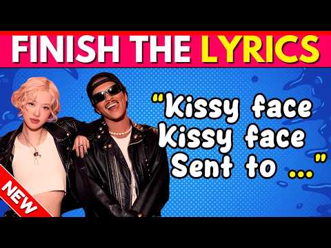 FINISH THE LYRICS 🎼 Most Popular Songs (2020-2025)📀🎵 | Mind Games