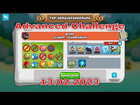 Top-Herausforderung 13.02.2023 | bloonstd6 - Advanced Challenge You Don't Stand A Chance
