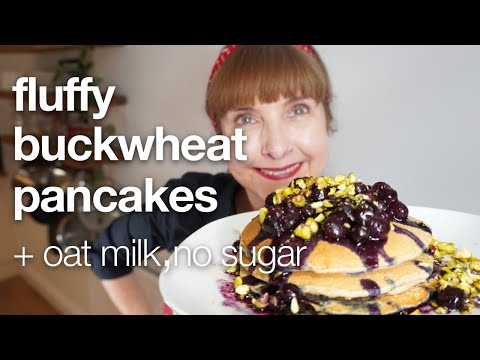 Best Buckwheat Pancakes – Fluffy, Gluten-Free & No Sugar (Made with Oat Milk)