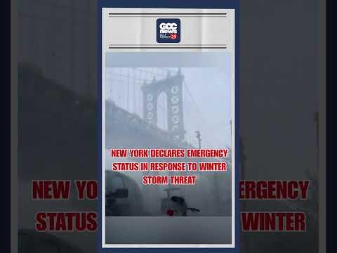 New York Declares State of Emergency Ahead of Winter Storm