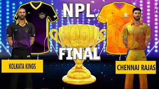 Final KOL vs CHE - Kolkata vs Chennai - NPL / IPL 2020 WCC 3 World Cricket Championship Live Stream