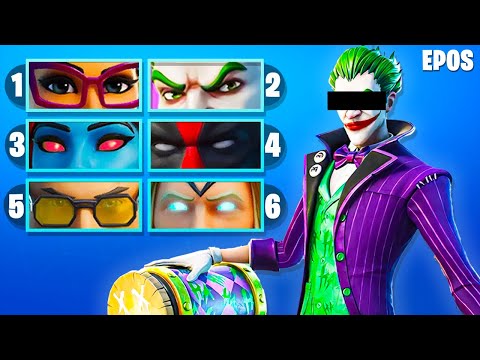 Guess The Fortnite Skin BY THE EYES - Fortnite Challenge