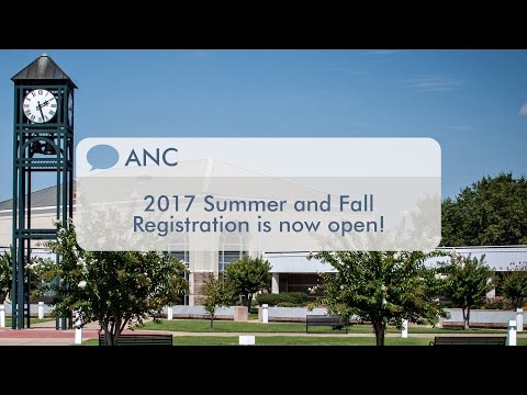 ANC Summer & Fall Registration is now open