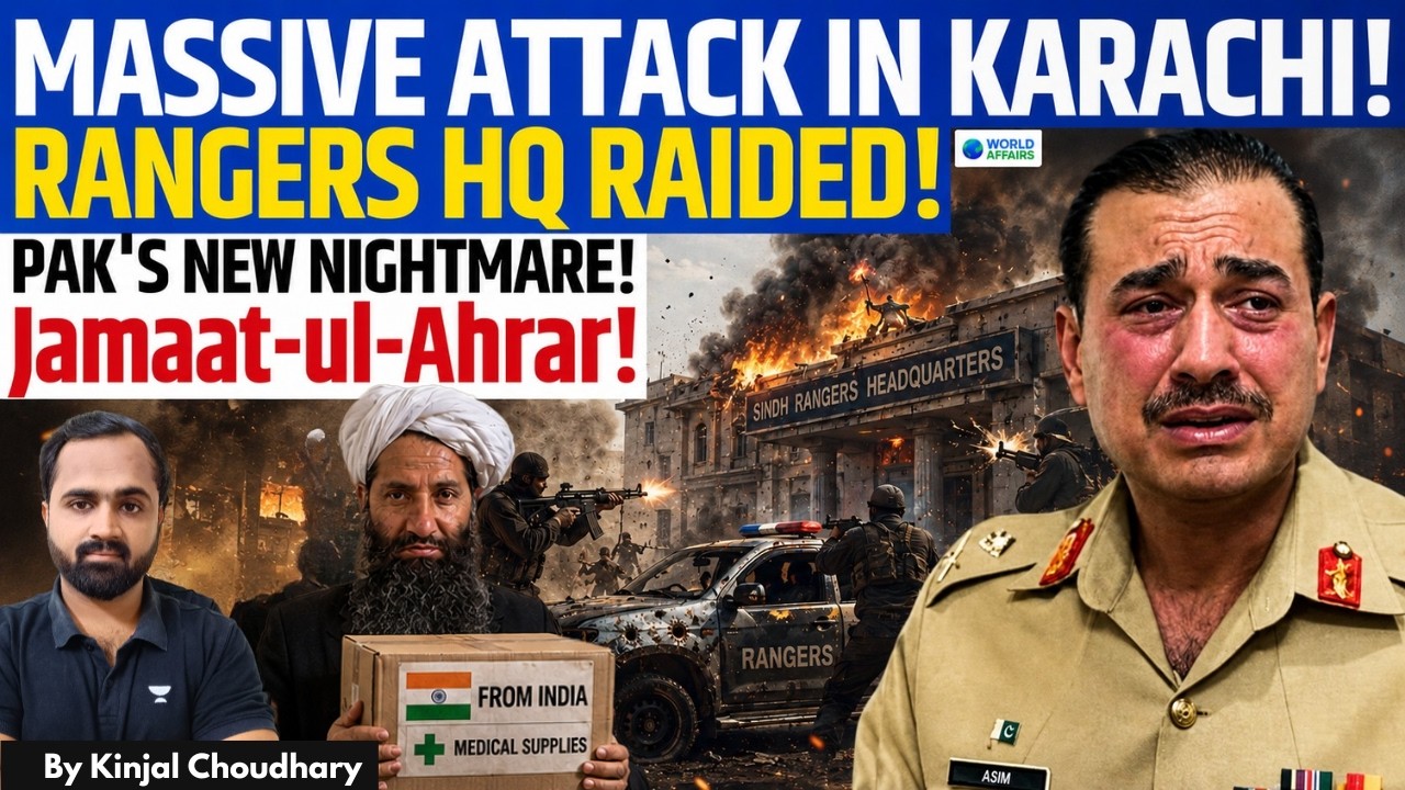 KARACHI UNDER SIEGE - Militants Raid Sindh Rangers HQ! Pak's New Nightmare After TTP - JuA  | Kinjal
