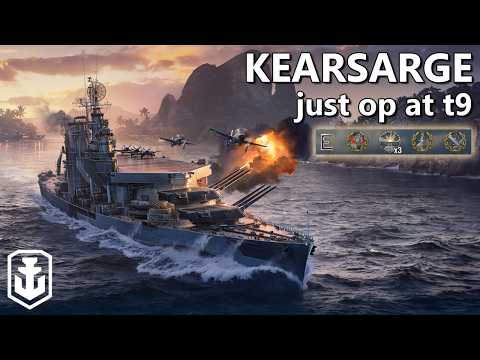 AL Kearsarge Is A Great Excuse To Play This Broken Ship! (World of Warships)