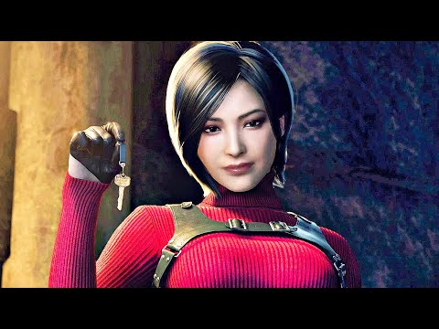 Resident Evil 4 Remake - All Ada Wong Cutscenes (4K)