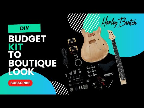 Transforming a Harley Benton CST-24 Kit into a Stunning Custom Guitar | Full Build & Tone Demo