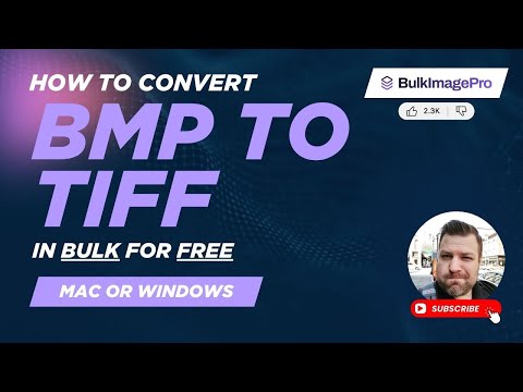 How to Convert BMP to TIFF in Bulk for FREE (Windows or Mac)