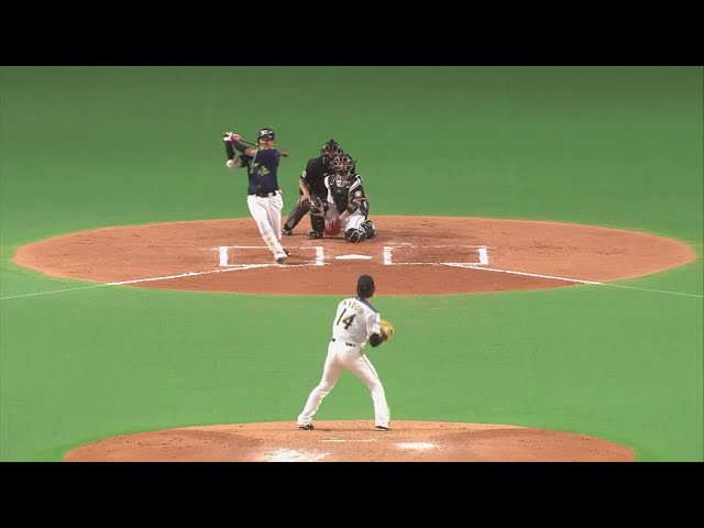 【6回表】ファイターズ・加藤 スワローズ・坂口に点差を広げられる一打を許す 2018/6/17 F-S