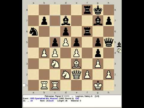 Petrosian, Tigran V vs Loginov, Valery | URS Spartakiad 9th, Moscow 1983 #chess