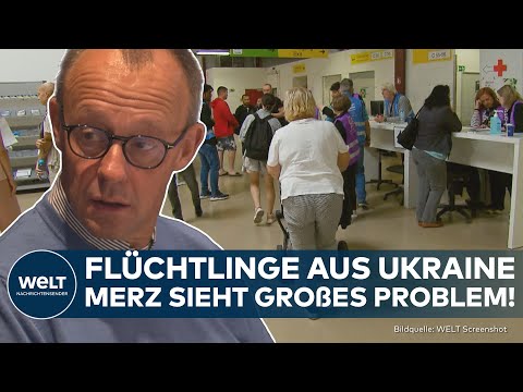 Video Thumbnail: PUTINS KRIEG: Kritik an Flüchtlingen aus Ukraine! CDU-Chef Friedrich Merz sieht ein großes Problem