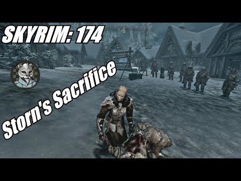 Checkers' Mellow Skyrim Let's Play Part 174 - Storn's Sacrifice
