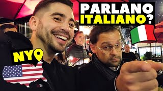 Parlo ITALIANO a New York City - Tra la gente a Little Italy (con sottotitoli)