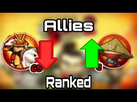 Samurai vs Zombies (SVZ): Ranking Allies from worst to best