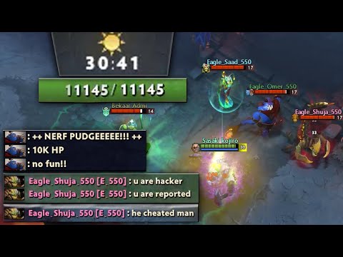 Thank you ICEFROG!! Pudge is not NERF yet!!! 30Min = 11K HP!! What a monster!!