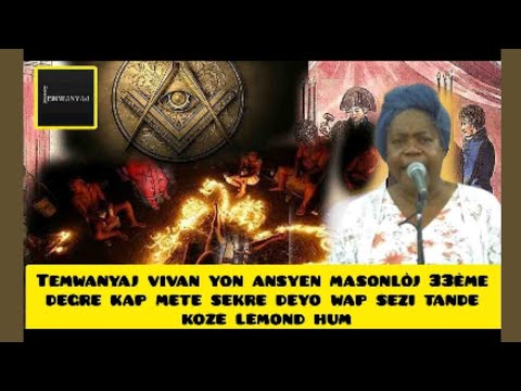 Yon dam ki te marye ak 4 lwa li te masonloj iE gwo manbo jodia li konveti lap mete sekre  nan lari 