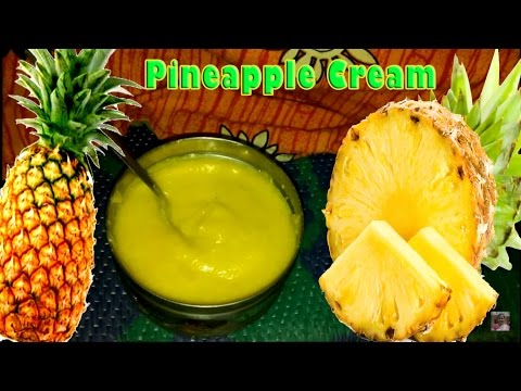 How to make " Pineapple Cream " 3 INGREDIENTS Recipe at Home | Very Tasty & Easy Cake Cream Video
