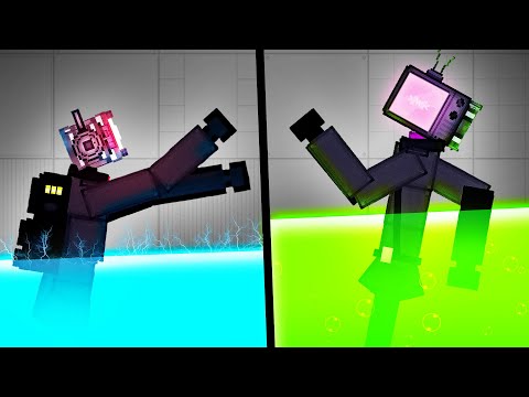 Destroying Speaker and TV With Every Type of FLOOD! - People Playground Mods