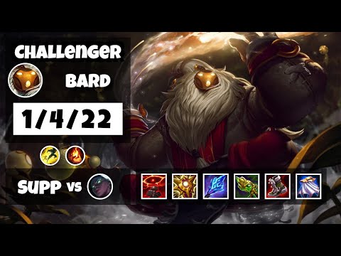 Bard vs Senna NA Challenger SUPPORT (1/4/22) - v11.16