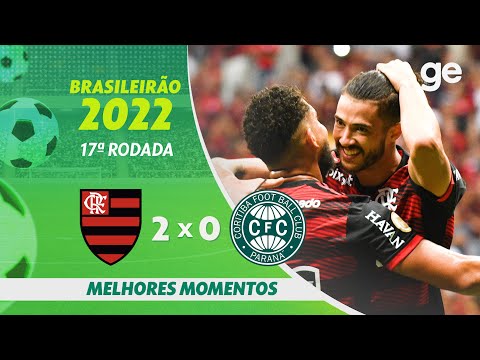Gols e lances de Flamengo x Coritiba
