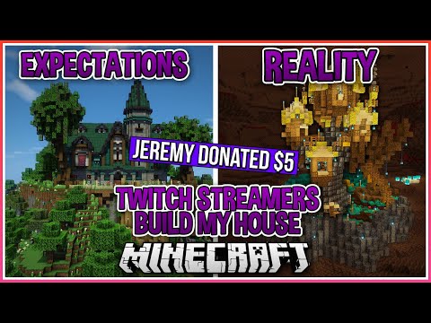 SmallishBeans - I Asked Twitch Streamers to Design My Minecraft House!