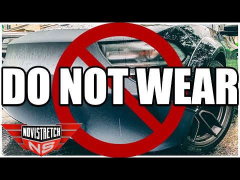 DO NOT wear NOVISTRETCH BRA...COMPLETELY RIPPED off my DODGE CHARGER 392 SCAT PACK BUMPER...(PISSED)
