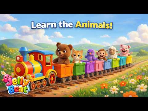 Learn Words - Animals | JellyBeat  🐻 🐑