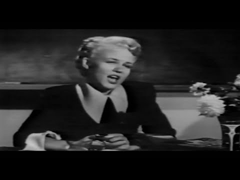 Peggy Lee - I Don't Know Enough About You