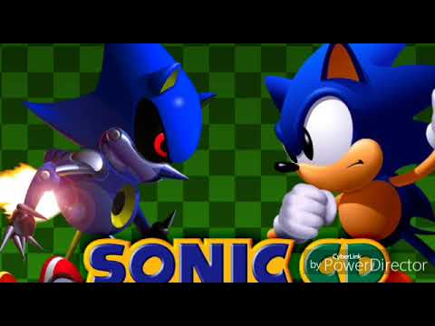 Sonic CD Sonic vs Metal Sonic (stardust speedway) theme