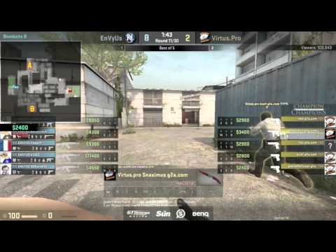 CS:GO de_cache POV Snax (25/17) vs EnVyUs @ Gfinity 2015 Champion of Champions