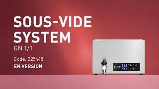 Přístroj Sous vide GN 1/1, HENDI, 20L, 230V/600W, 350x680x(H)275mm