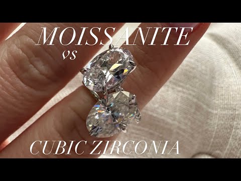 MOISSANITE vs CZ STONE - VIDEO COMPARISON