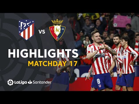 Highlights Atlético de Madrid vs CA Osasuna (2-0)
