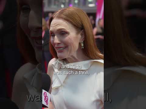 Thumbnail of the video: Julianne Moore on working with Pedro Almodóvar on The Room Next Door #lff